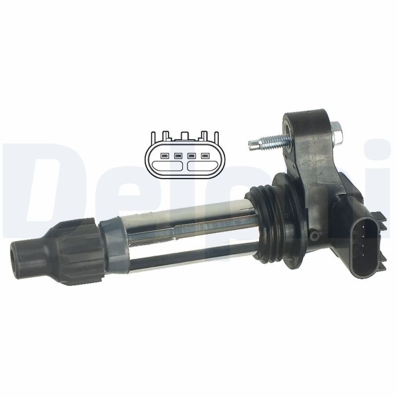 DELPHI Ignition coil OPEL,SUZUKI,CHEVROLET GN10494-12B1 12610626,12618542,12590990 Coil pack,Ignition coil pack,Engine coil,Engine coil pack 12610626