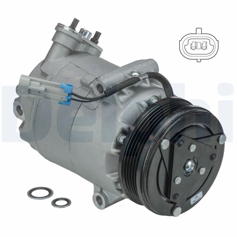 DELPHI AC Compressor OPEL,VAUXHALL TSP0155142 9165714,93176855,13205197 Compressor, air conditioning 13297440,1854111,6854080,6854119,9165714,93176855