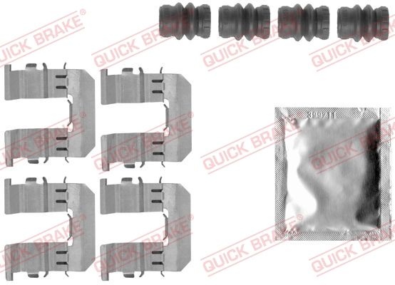 QUICK BRAKE Accessory Kit, disc brake pads 109-1847 SUBARU,FORESTER (SH),FORESTER (SJ),IMPREZA Schrägheck (GR, GH, G3),Legacy IV Kombi (BP),XV (_GP_)