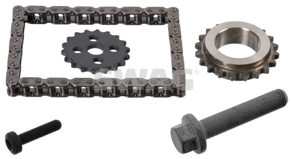 Chain set, oil pump drive