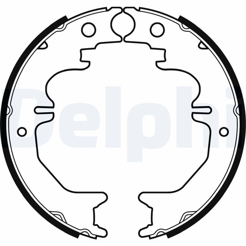 DELPHI Handbrake Shoes TOYOTA,LEXUS LS2053 4654060060,4655060070,4658060060 Parking Brake Pads,Handbrake Pads,Brake Shoe Set, parking brake 4654060020