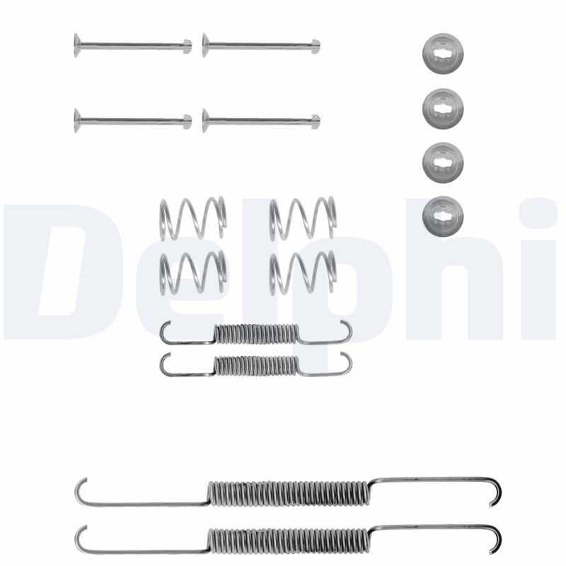 DELPHI Accessory Kit, brake shoes LY1001 OPEL,VAUXHALL,MANTA B (58_, 59_),KADETT C Coupe,KADETT C,REKORD E (17_-19_, 11_, 14_, 16_)