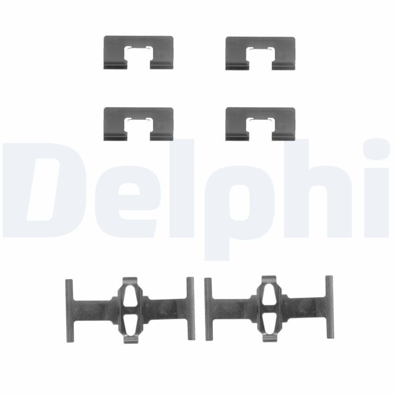 DELPHI Accessory Kit, disc brake pads LX0197  HONDA,ROVER,MG,Jazz II Schrägheck (GD_, GE3, GE2),Jazz III Schrägheck (GE_, GG_, GP_, ZA_)
