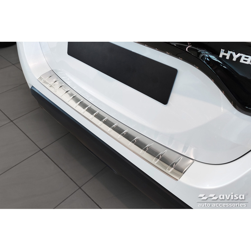Protection de Pare-Chocs arrière en acier inoxydable sur mesure pour Mazda 2 Hybrid 2022 - :Ribs: - Winparts