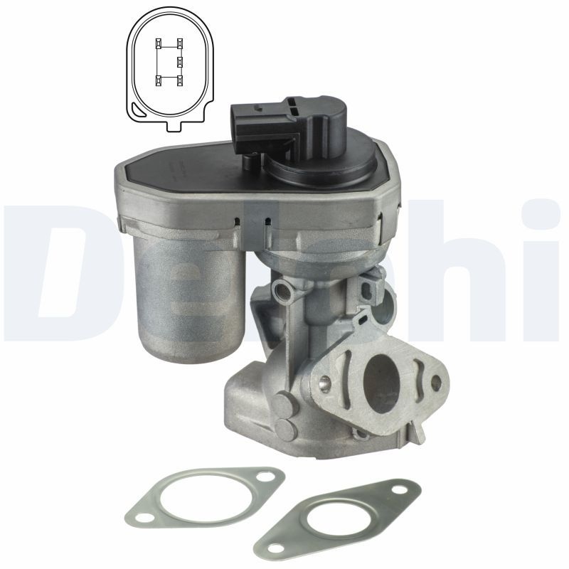 DELPHI EGR valve FORD,FIAT,PEUGEOT EG10399-12B1 71788555,71789686,71789688 Exhaust gas recirculation valve,EGR 71790493,71793030,71793436,71793478