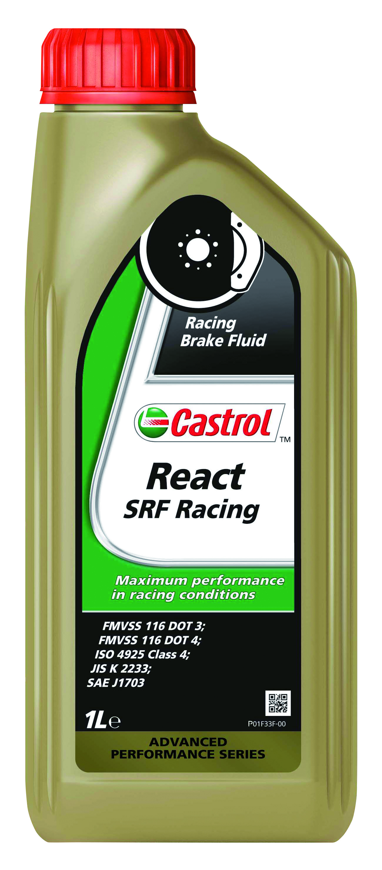 CASTROL Brake Fluid Castrol React SRF Racing Capacity: 1l 15C540