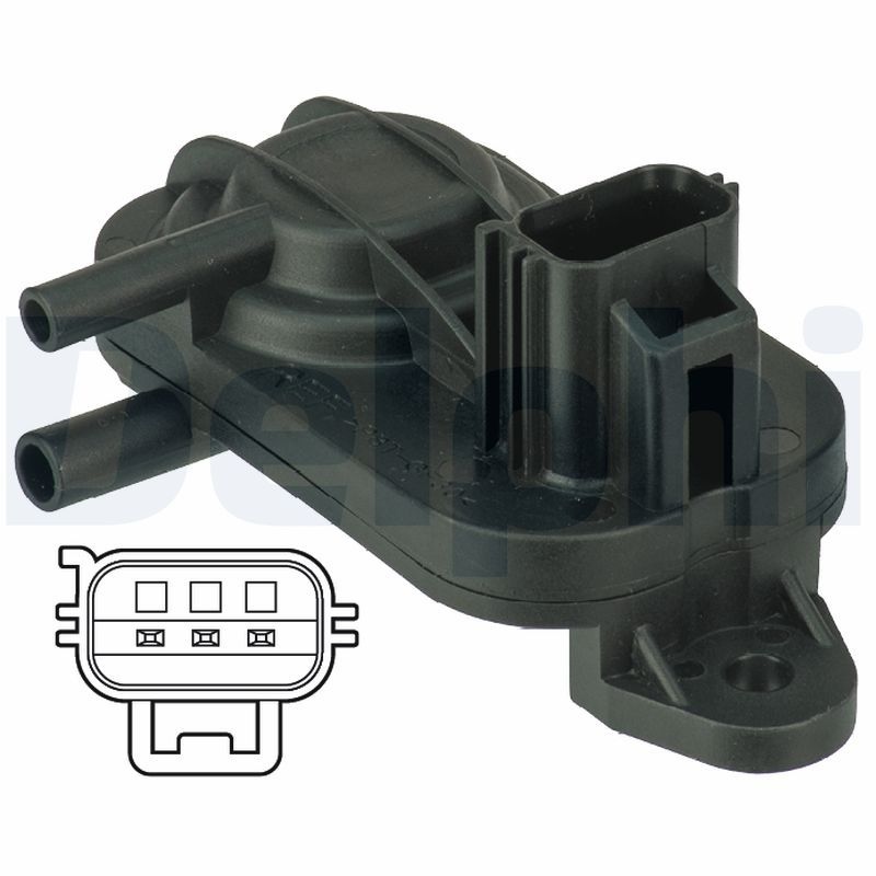 DELPHI Sensors FORD,MAZDA,VOLVO DPS00010 1315684,1381208,1415606 Sensor, exhaust pressure 1416652,1436292,3M5A5L200AA,3M5A5L200AB,6S715H209AC,C2C39730