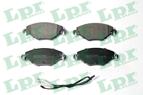 Lpr Bromsbelaggssats Skivbroms 05P793 Citroen 05P793 Storlek 05