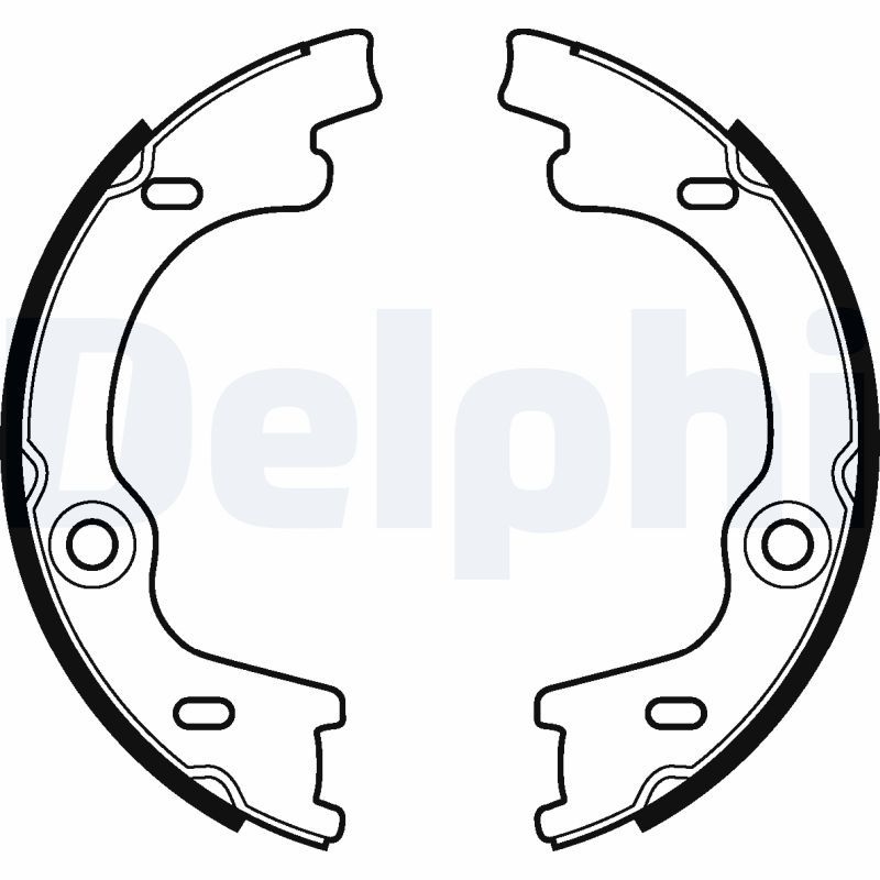 Brake Shoe Kit, Parking Brake