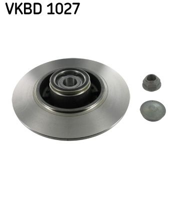 SKF Brake disc solid VKBD 1027 Brake rotor,Brake discs RENAULT,MEGANE III Grandtour (KZ0/1),Scénic III (JZ0/1_),Clio IV Schrägheck (BH_)