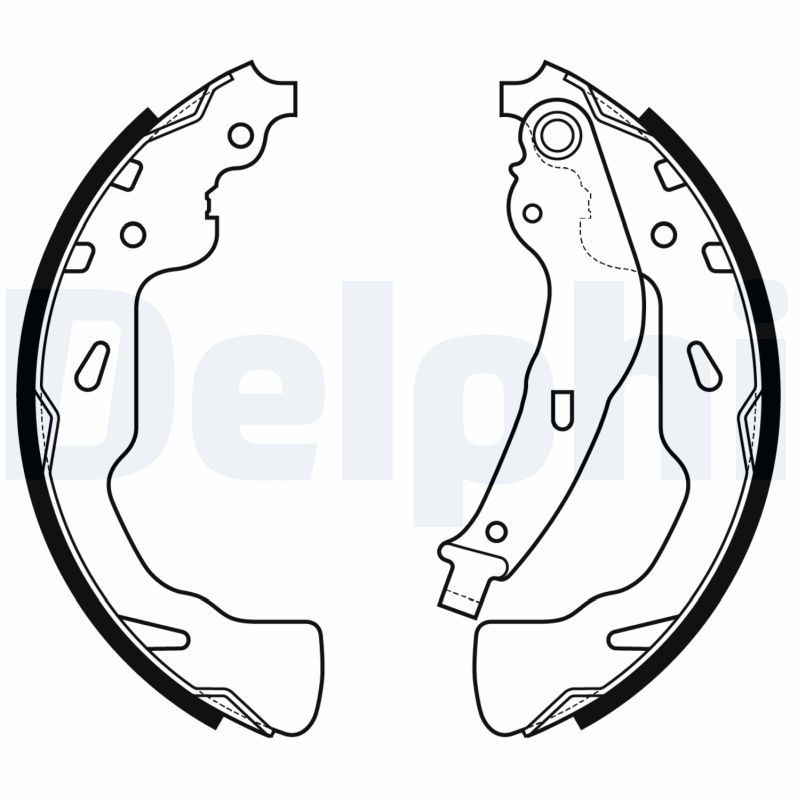 Brake shoe set