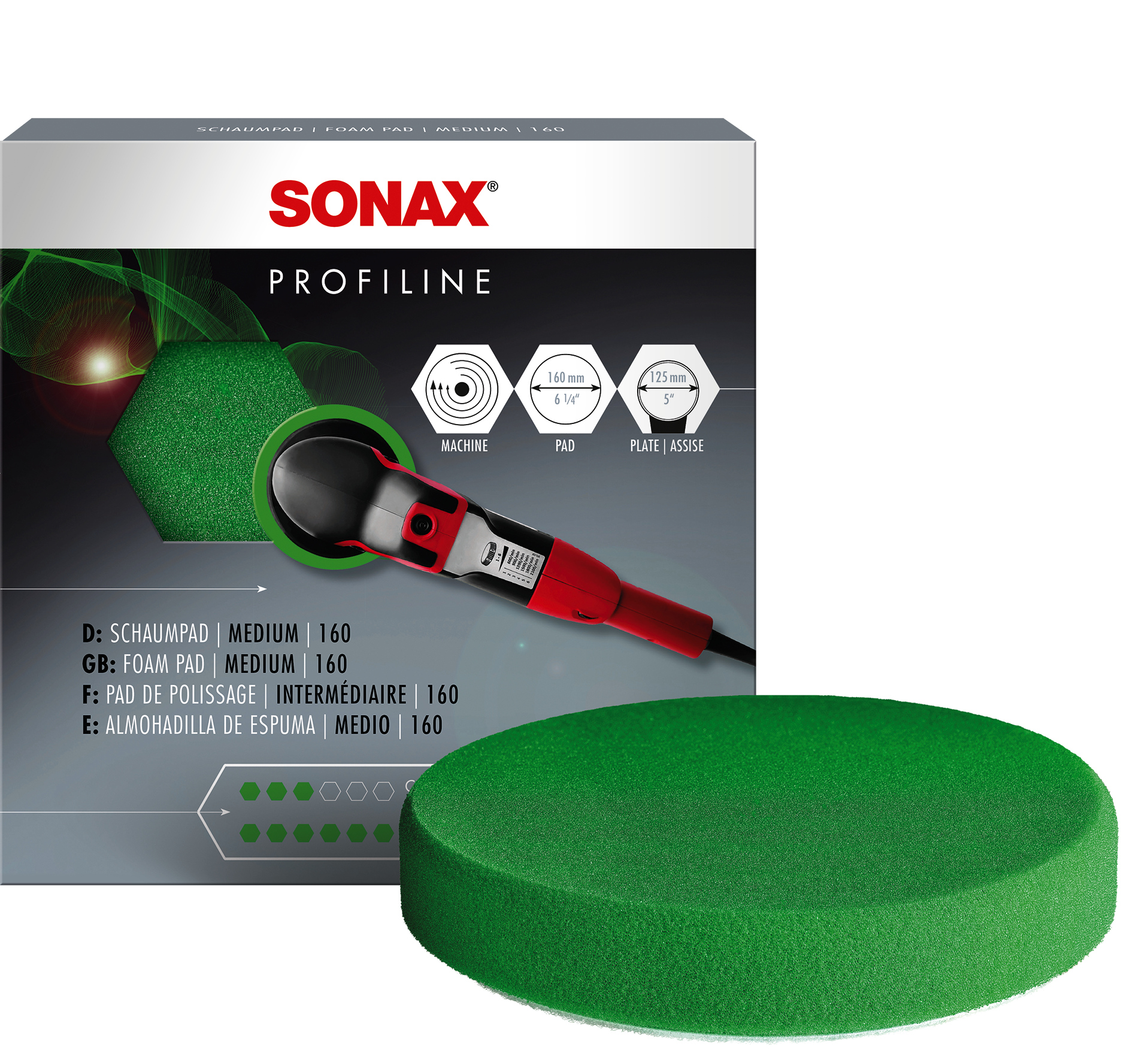 SONAX Attachment, polishing machine Ø: 160mm 04930000