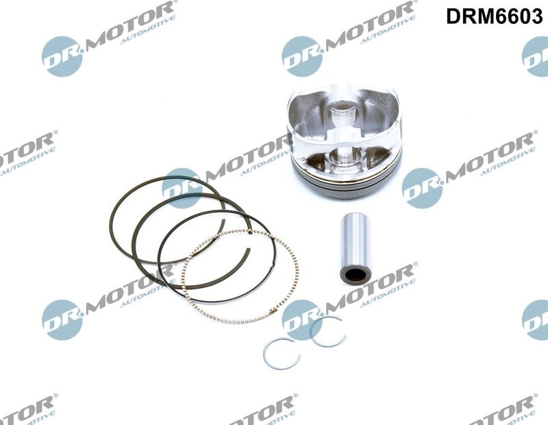 DR.MOTOR AUTOMOTIVE Piston with piston rings DRM6603 Piston FORD,FOCUS III Turnier,Kuga Mk2 (DM2),FOCUS III,Mondeo V Kombi (CF)