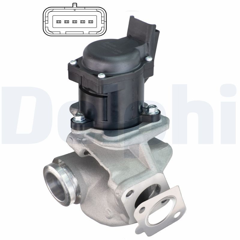 DELPHI EGR valve FIAT,PEUGEOT,CITROËN EG10507-12B1 161859,1618NR,9660276280 Exhaust gas recirculation valve,EGR 9672880080,161859,1618NR,1852069K00