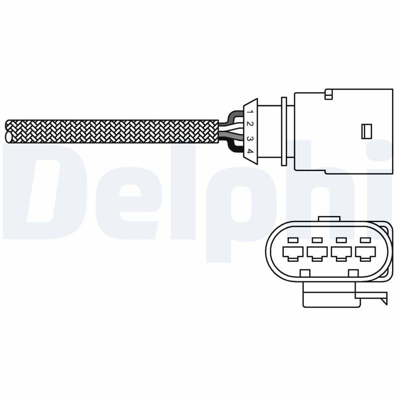 DELPHI Lambda sensor VW,AUDI,SKODA ES20289-12B1 03E906262B,06A906262BS,ES20289 03E906262B,06A906262BS,03E906262B,06A906262BS,03E906262B,06A906262BS