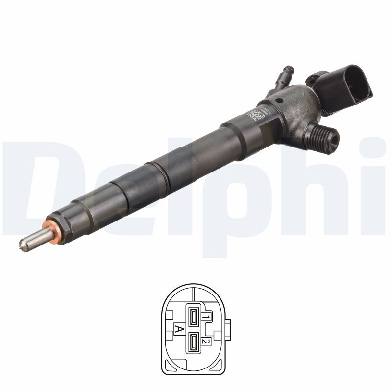 DELPHI Injector 28565335 VW,AUDI,SKODA,Polo Schrägheck (6R1, 6C1),A1 Sportback (8XA, 8XF),A1 Schrägheck (8X1, 8XK),FABIA (NJ3),FABIA Kombi (NJ5)