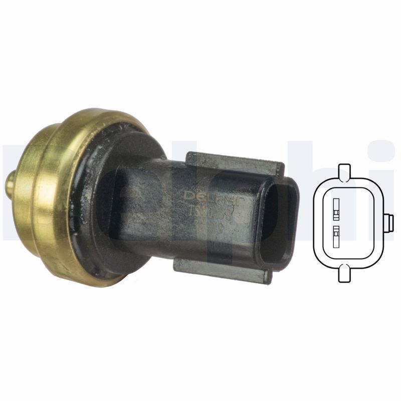 DELPHI Coolant Temperature Sensor TS10458 Coolant Sensor MERCEDES-BENZ,OPEL,RENAULT,A-Klasse (W176),B-Klasse (W246, W242),GLA (X156),CLA Coupe (C117)