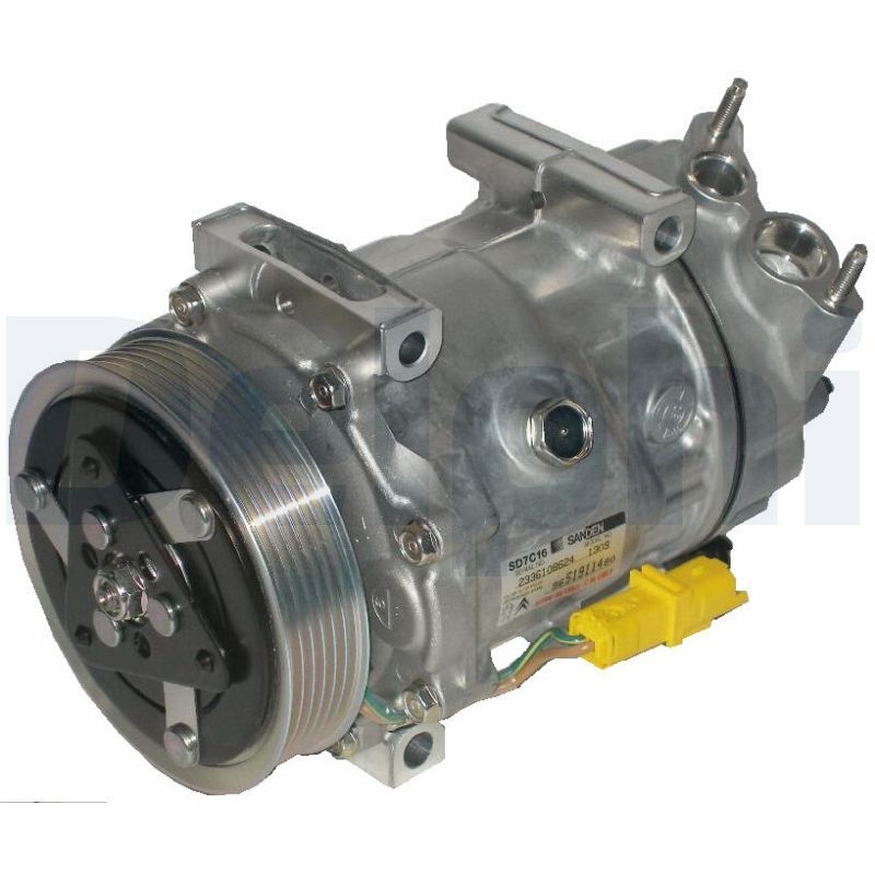 DELPHI AC Compressor PEUGEOT,CITROËN TSP0155474 6453QL,6453QN,6453WN Compressor, air conditioning 6453WP,6453ZA,6453ZC,648734,9651911480,9659875880