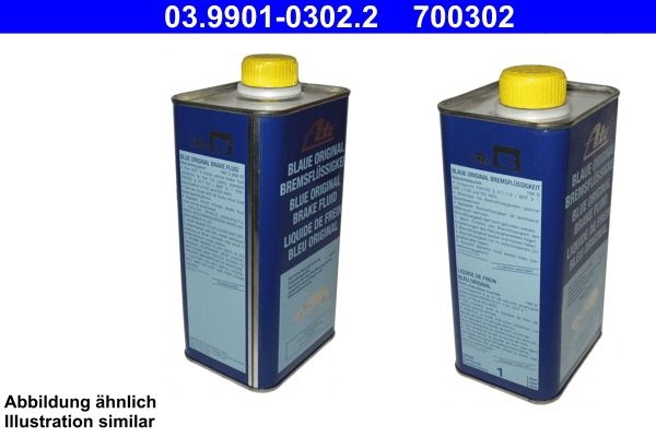 ATE Brake Fluid DOT 3 blau Capacity: 1l 03.9901-0302.2