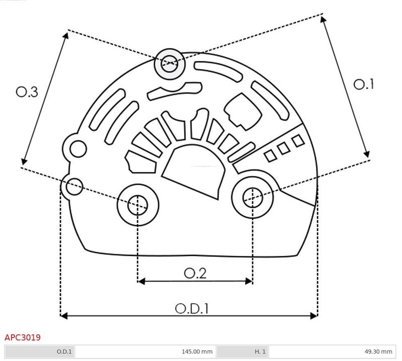 Protective cover, alternator/dynamo