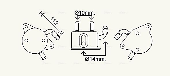 Oil Cooler, automatic transmission