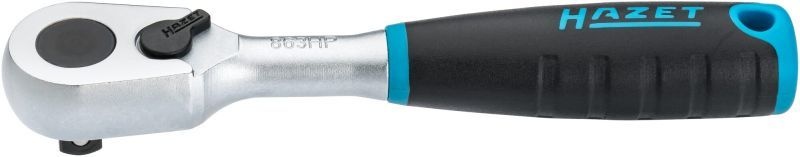 Hazet 863HP Ratchet 116mm 90 Teeth 4° Angle Corrosion-Resistant Chrome