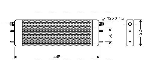 Oil Cooler, engine oil