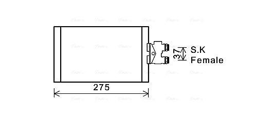 Oil Cooler, automatic transmission