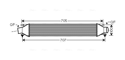 Intercooler, charger