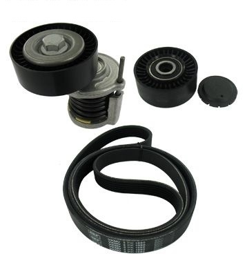 SKF V-ribbed belt set AUDI,SEAT VKMA 31127 55193360,038903315AD,038903315AG Serpentine belt kit,Auxiliary belt kit,Poly V-belt kit,V-ribbed belt kit