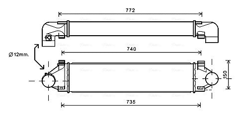 Intercooler, charger