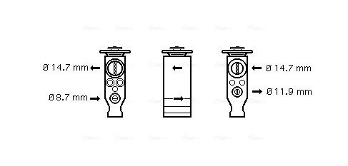 Expansion Valve, air conditioning