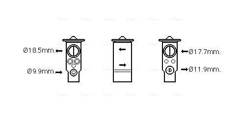 Expansion Valve, air conditioning