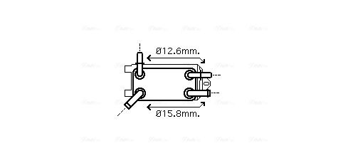 Oil Cooler, automatic transmission