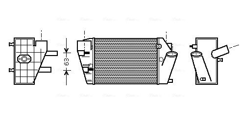 Intercooler, charger