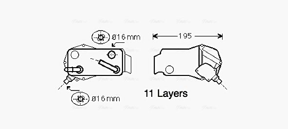 Oil Cooler, Automatic Transmission