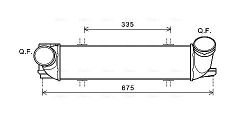 Intercooler, charger