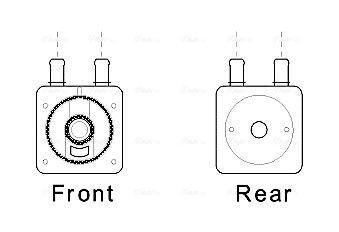 Oil Cooler, automatic transmission