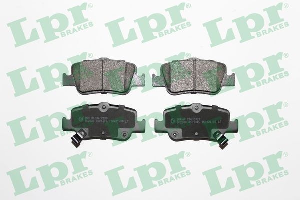 Lpr Bromsbelaggssats Skivbroms 05P1315 Toyota 05P1315 Storlek 05
