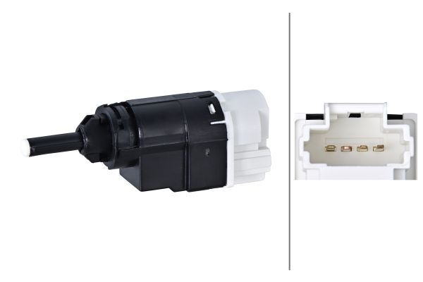 HELLA Brake Light Switch 6DD 010 966-721  RENAULT,NISSAN,DACIA,Clio III Schrägheck (BR0/1, CR0/1),TWINGO II (CN0_),Clio IV Schrägheck (BH_)