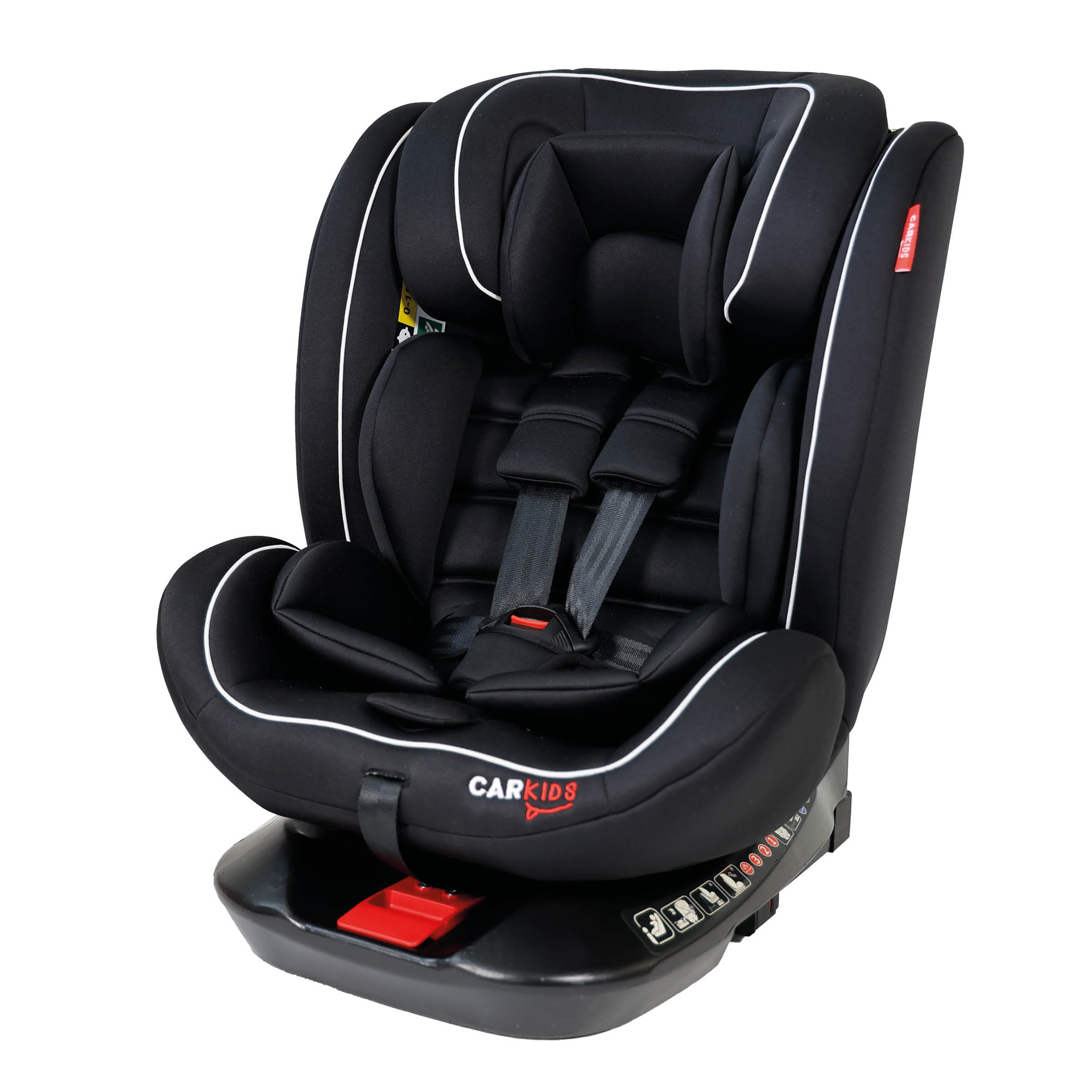 Carkids I-Size Child Seat Darcy ° Rotatable 40-150cm Isofix Black/White