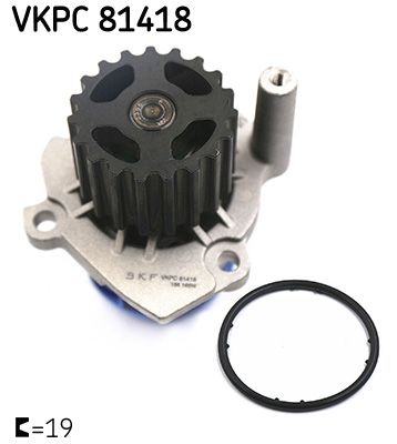 SKF Water pump VW,AUDI,FORD VKPC 81418 045121011F,045121011H,045121011HX Engine water pump,Water pump for engine 1250685,1459215,3M218501AA,045121011F