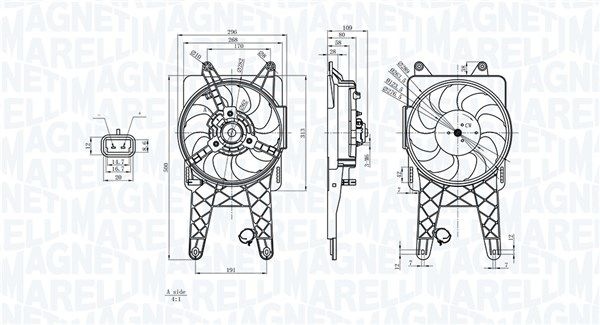 Magneti Marelli Kylflakt Mtc818ax Fiat Mtc818ax Storlek 2