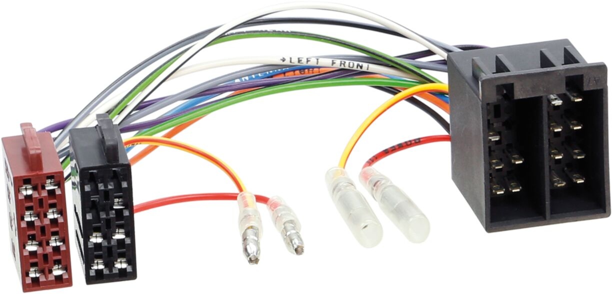 Radio Connection Cable Iso connection > Iso plug Optional clamp 15/30 rotatable