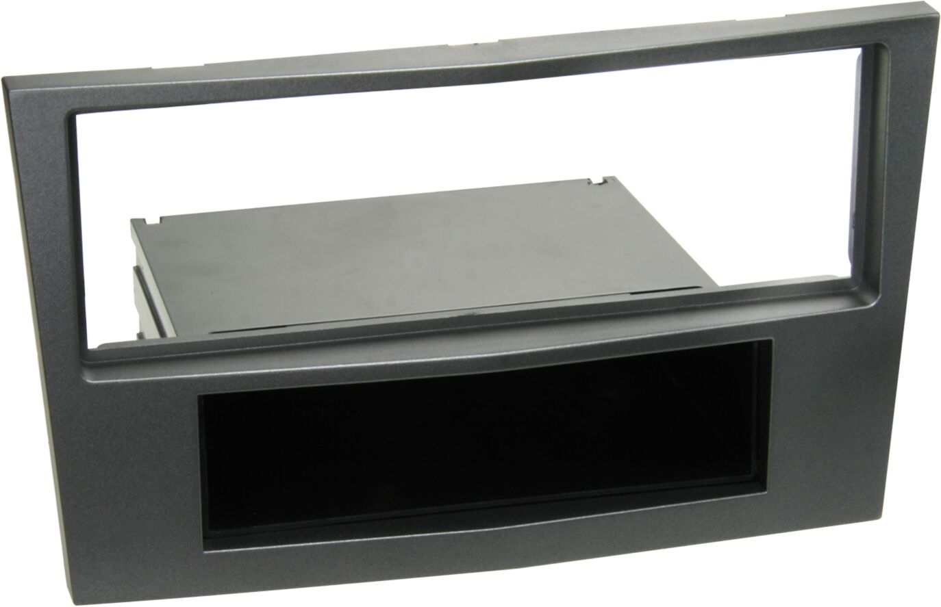 1-DIN Panel with storage tray. Opel Astra/ Antara/ Zafira Color: Charcoal Metallic