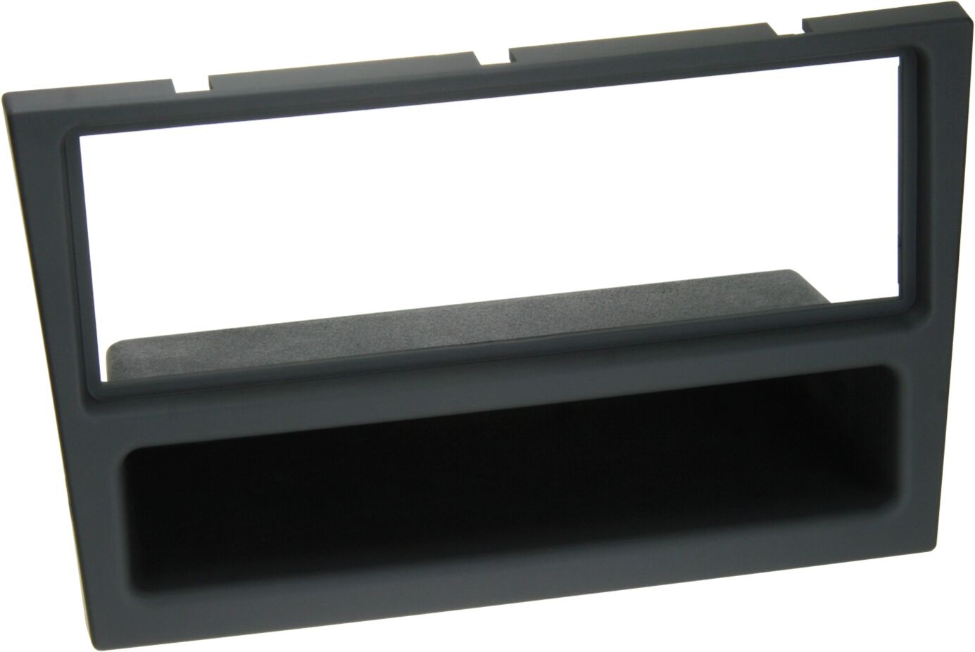 RT 1-DIN Panel with storage tray. Opel Combo / Corsa / Meriva Color: Charcoal