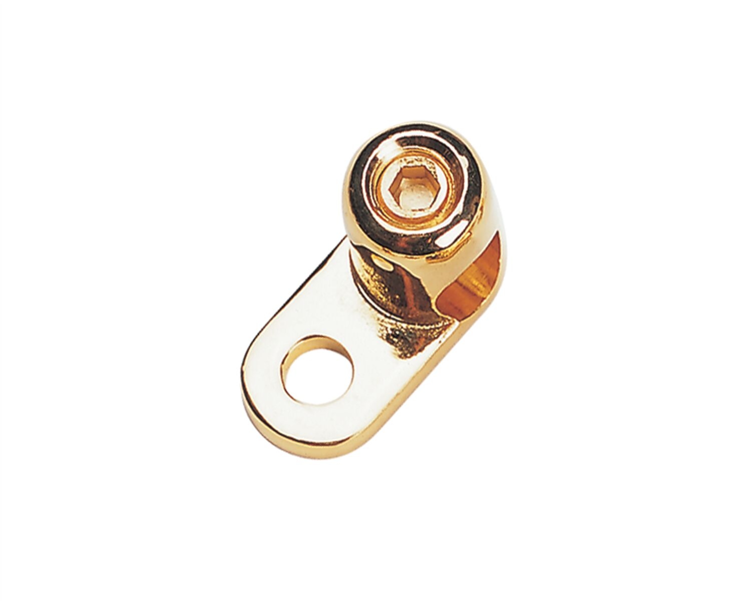 Ring cable lug gold plated 8.5 mm > 20 mm²