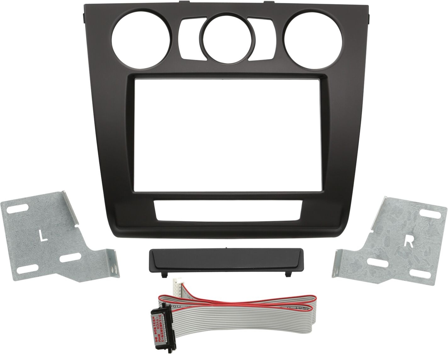 2-DIN Panel Bmw 1-Series (E81 / E82 / E87 / E88) 2007-2013 Color: Black