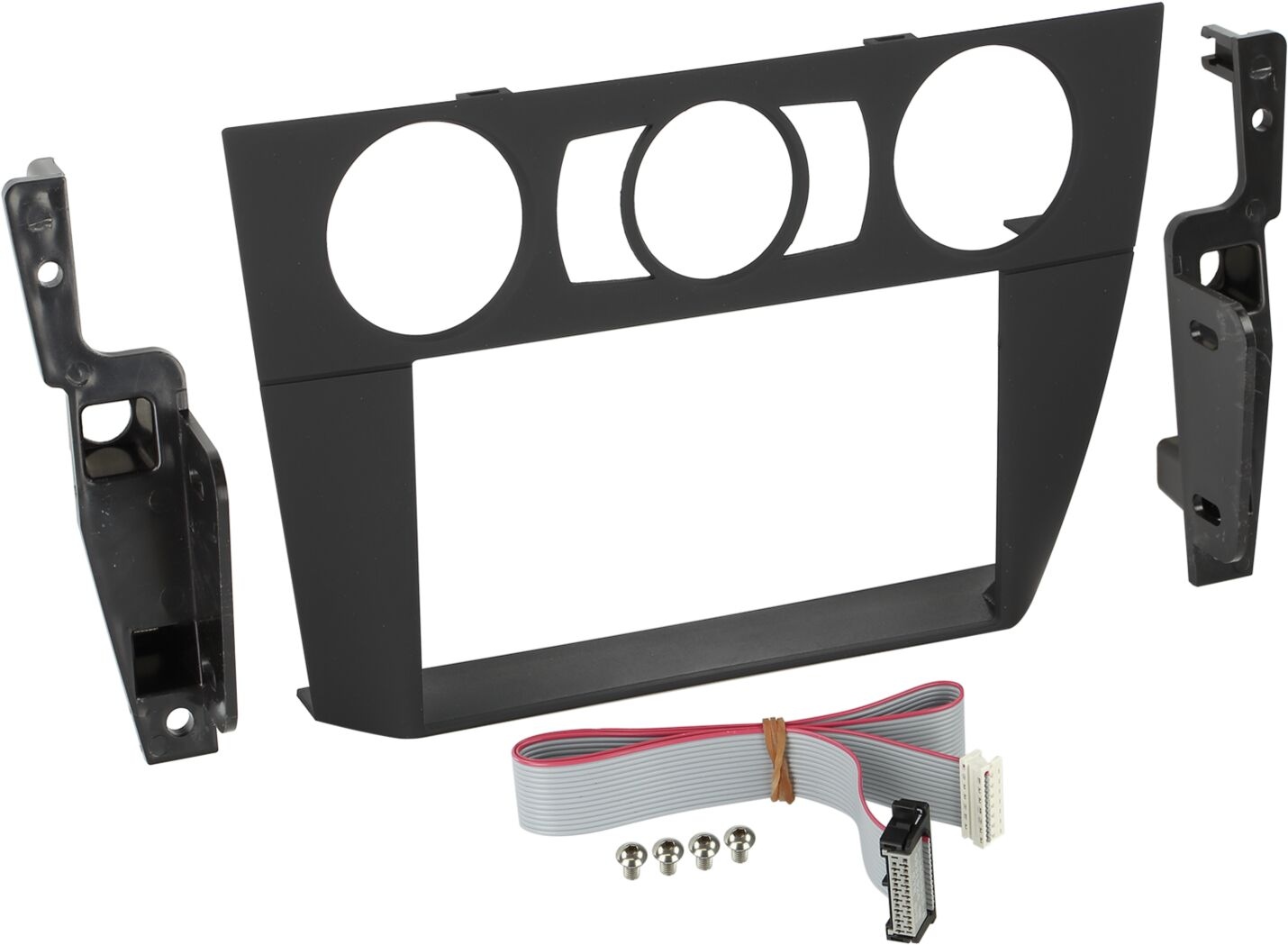 2-DIN Panel Bmw 3-Series (E90/E91/E92/E93) 2006-2012 Color: Black