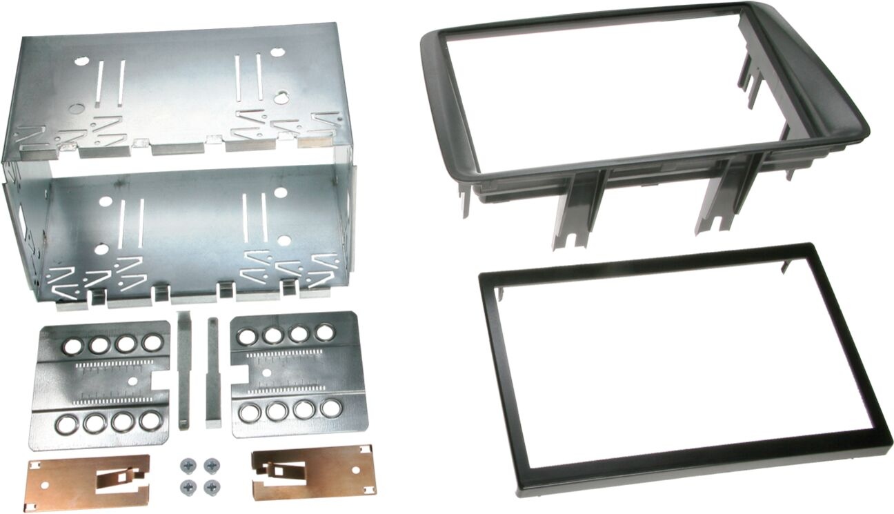 2-DIN Panel Fiat Panda 2003-2012 Color: Anthracite